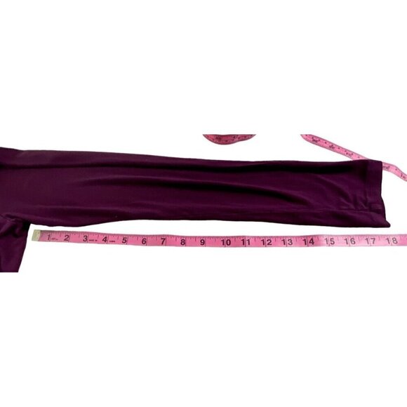 SOFT SURROUNDINGS Ruched Turtleneck Tunic Top Long Sleeve Purple LT 15-6 - Picture 12 of 16